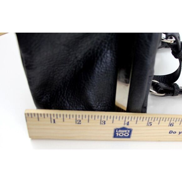 TIFFANY & FRED PARIS SOFT METALLIC GENUINE LEATHER SHOULDER BAG HANDBAG PURSE - Picture 11 of 12